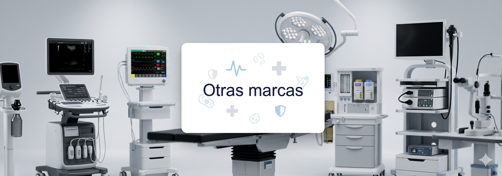 Marcas de equipos médicos: Spacelabs Healthcare, Terason, ZOLL y soluciones clínicas.